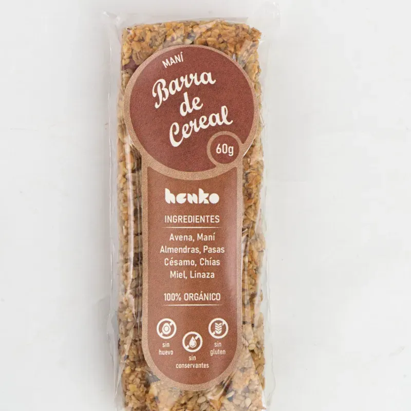 Barra de cereal con maní ( 60g )