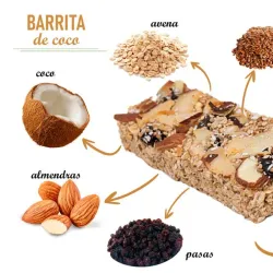 Barra de cereal de coco ( 60g )