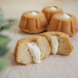 Mini roscón de Nutella blanca