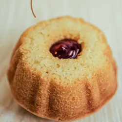 Mini roscones de arándanos