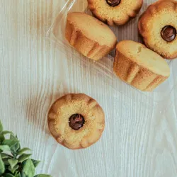 Mini roscones de arándanos