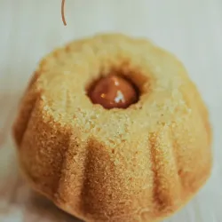 Mini roscones de dulce de leche