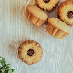 Mini roscones de dulce de leche