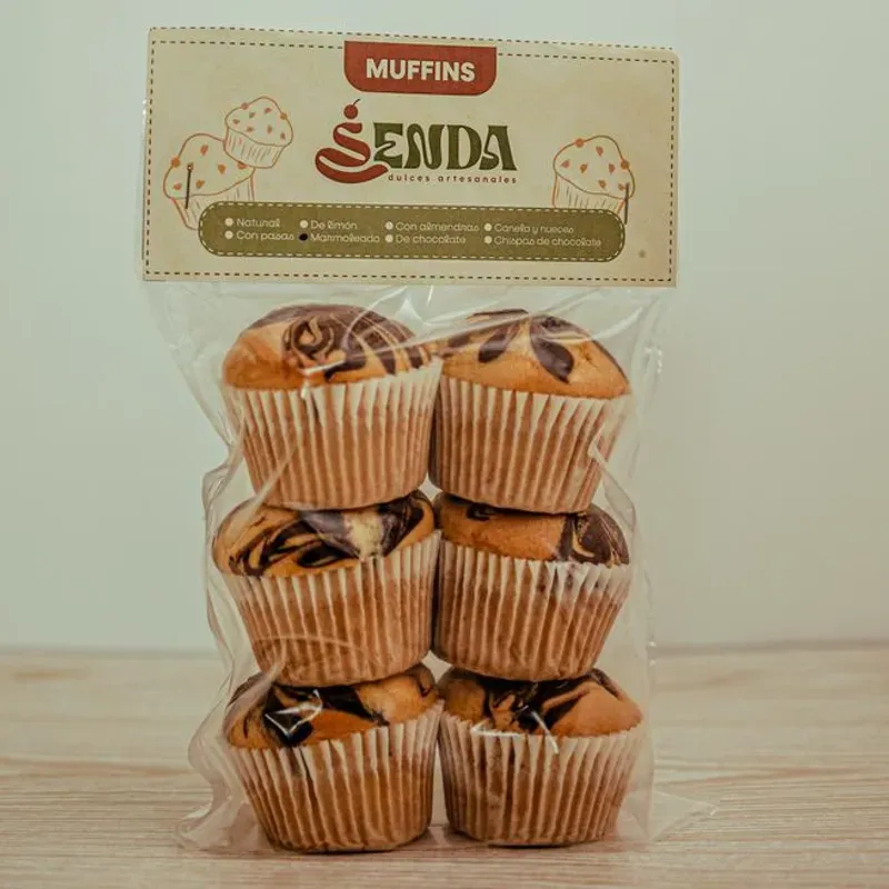 Muffins con almendras