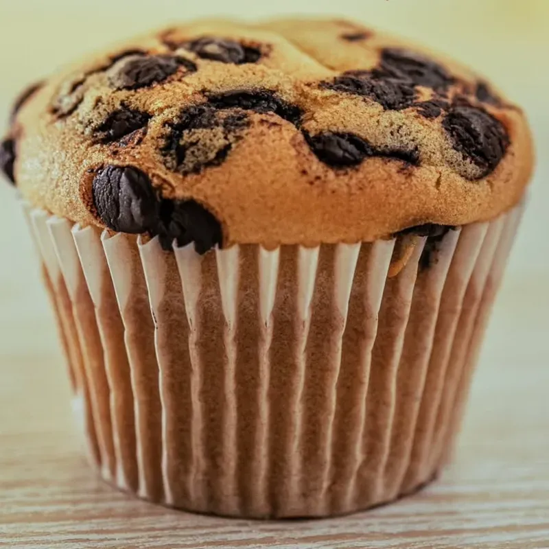 Muffins con chispas de chocolate