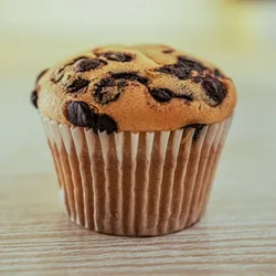 Muffins con chispas de chocolate