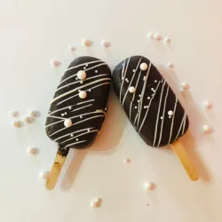 Paleta trufa rellena de mousse 