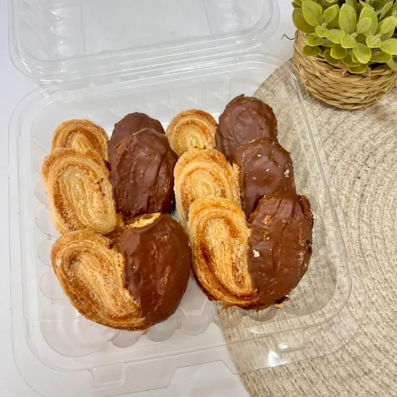 Palmeras bañadas en chocolate 