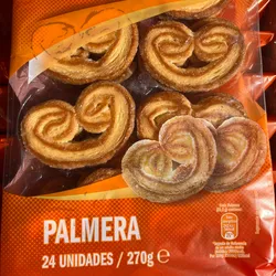 Palmeritas azucaradas