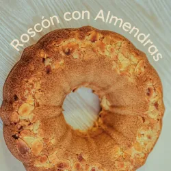 Roscón con almendras