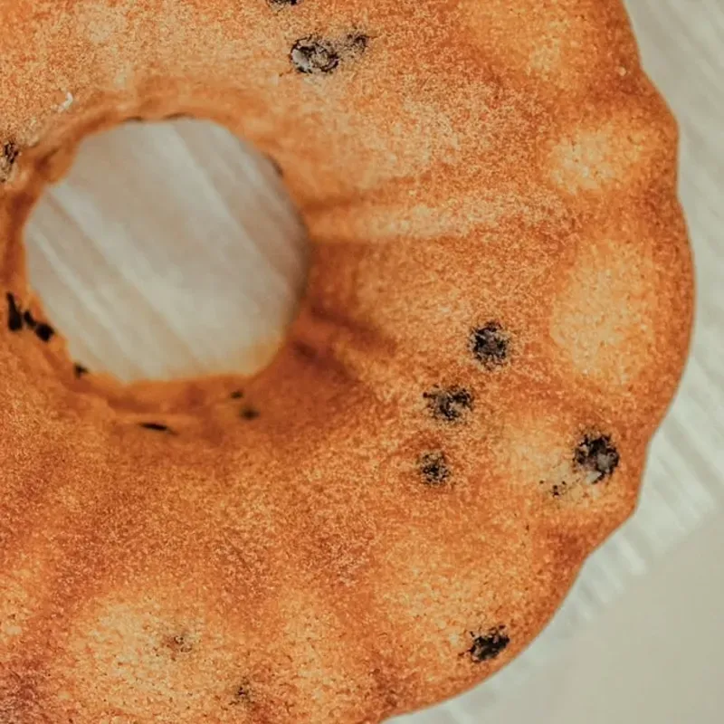 Roscón con chispas de chocolate