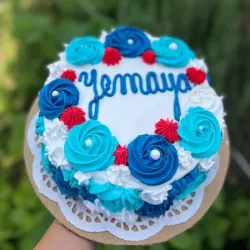 Torta de mousse y merengue 