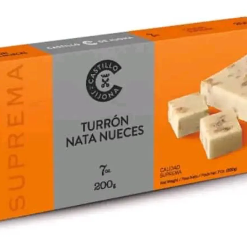 Turrón Nata Nueces