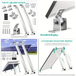 Base reclinable para paneles