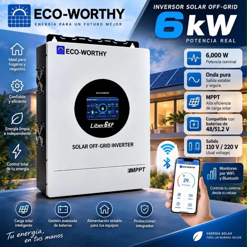 Inversor híbrido ECO-WORTHY