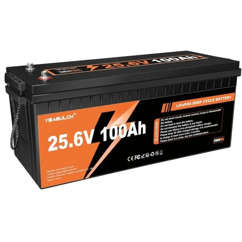 Yeagulch LiFePO4 25.6 100AH