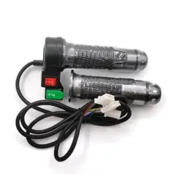 Puño de tres velocidades con tecla verde