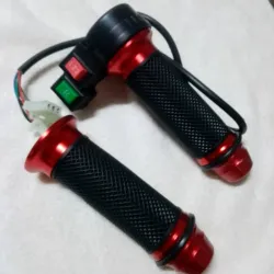 Puño rojo de 3 velocidades con tecla verde