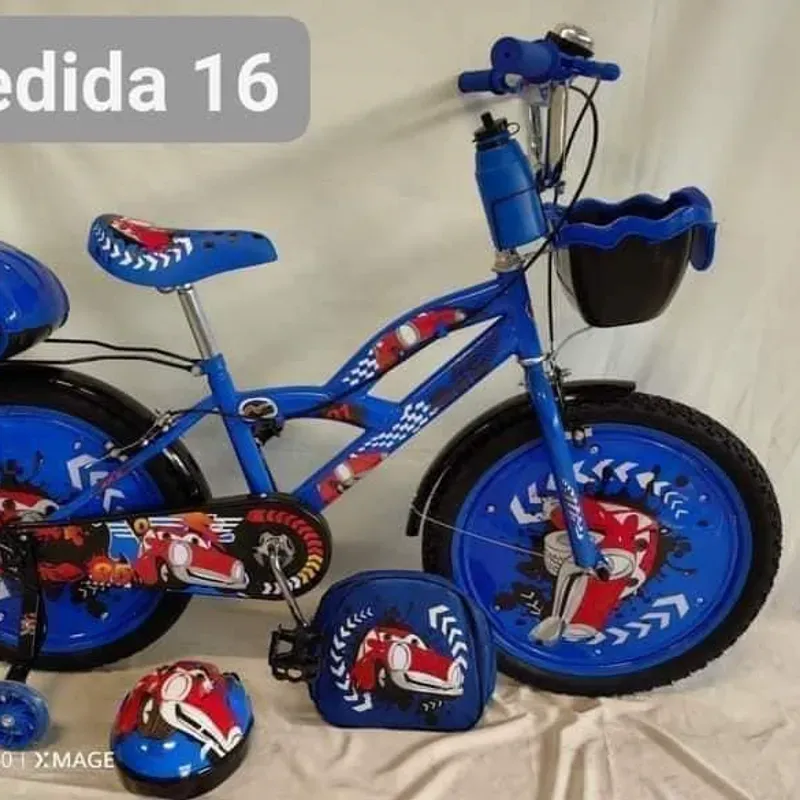 Bicicleta medida 16 con accesorios. 