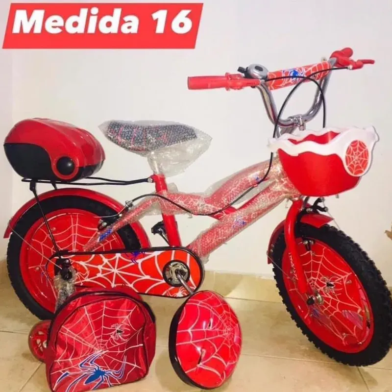 Bicicleta medida 16 con accesorios. 