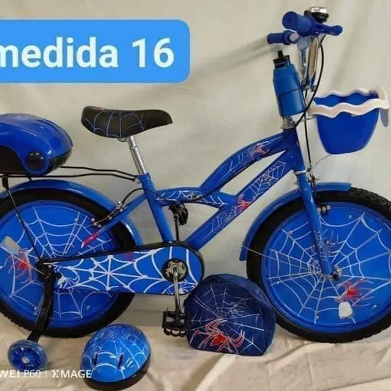 Bicicleta medida 16 con accesorios. 