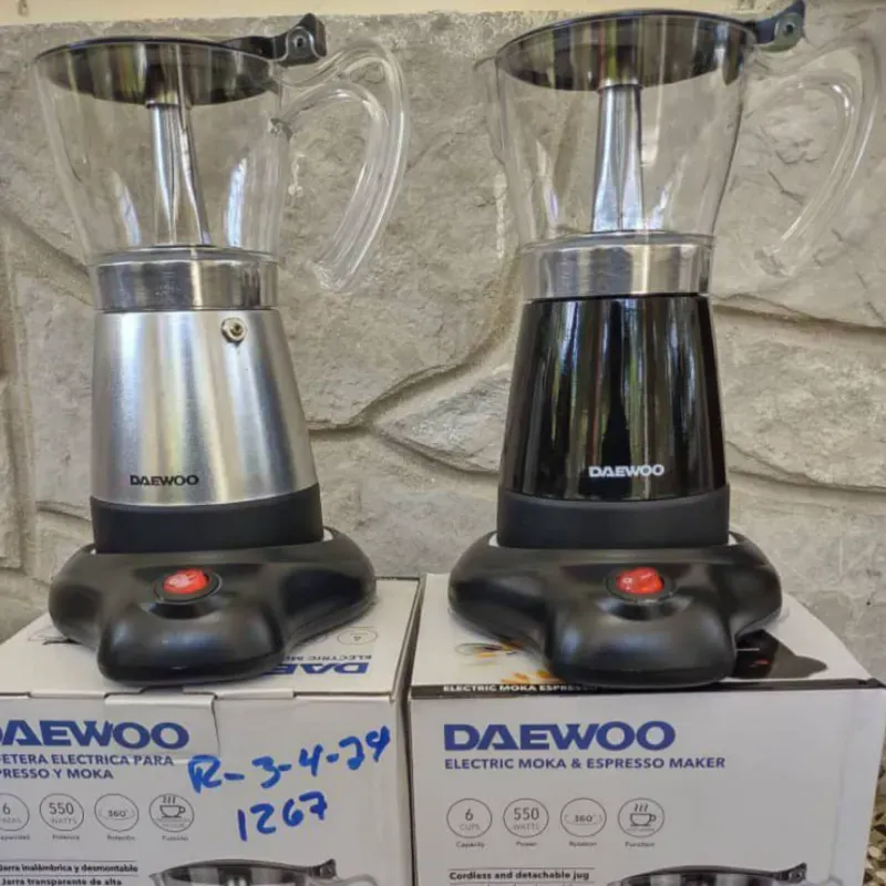 Cafetera eléctrica Marca Daewoo