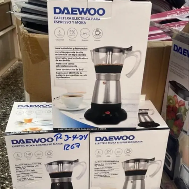 Cafetera eléctrica Marca Daewoo