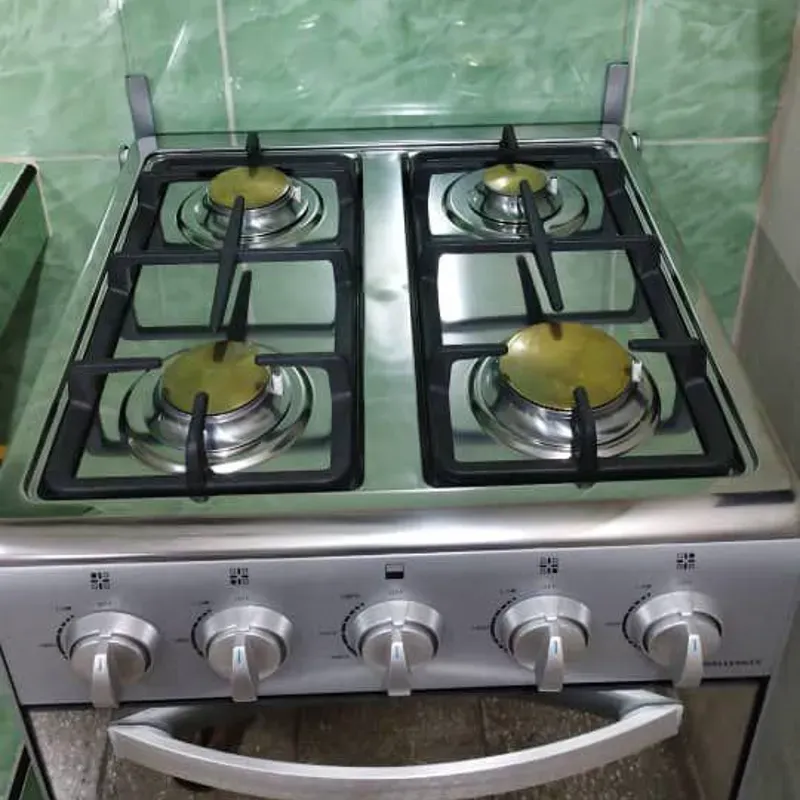 Cocina profesional con Horno de 4 hornillas. 