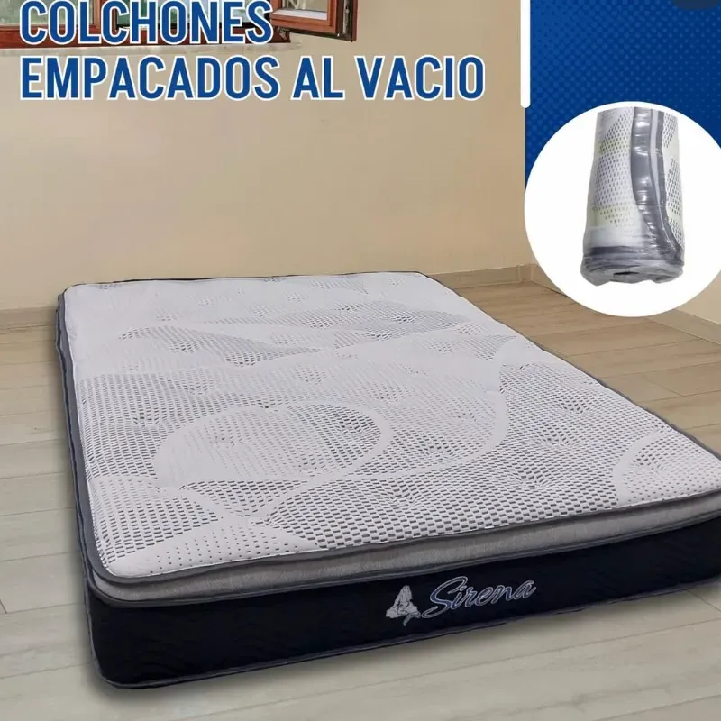 Colchón empacado al vacío 
