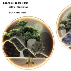 Cuadro de pared Alto Relieve 