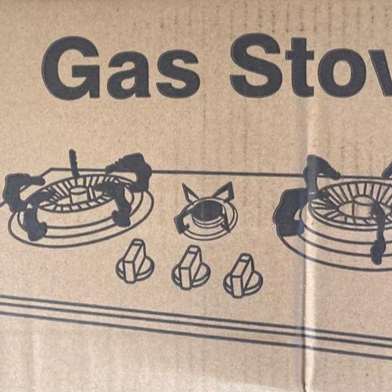 Estufa de Gas Empotrables de 3 hornillas.