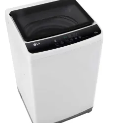 Lavadora automática LG de 9 KG con mensajería incluida.