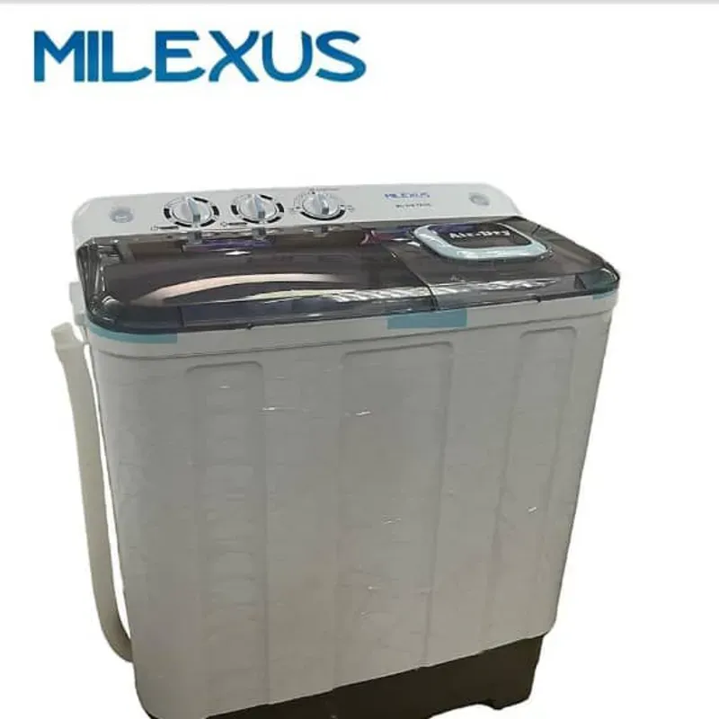 Lavadora Semi-automática de 7kg. Marca: Milexus 