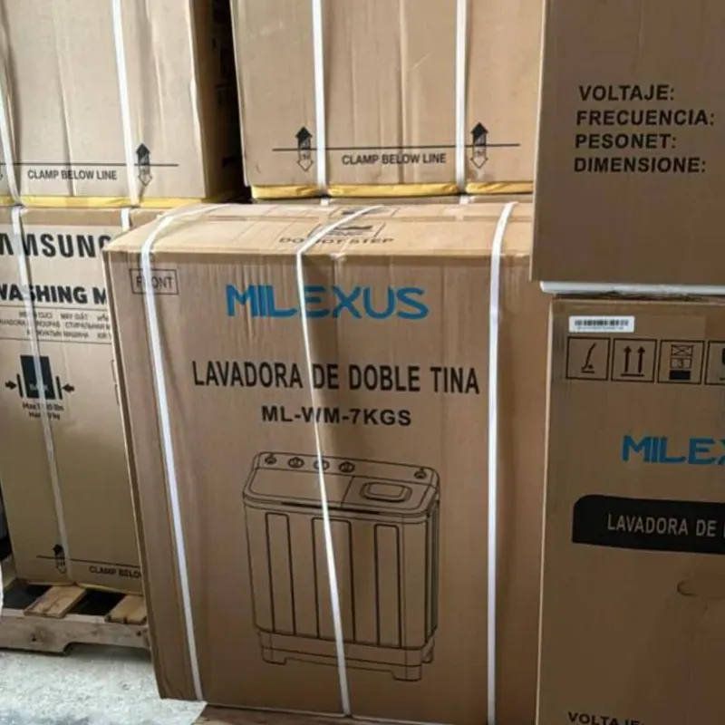 Lavadora Semi-automática de 7kg. Marca: Milexus 