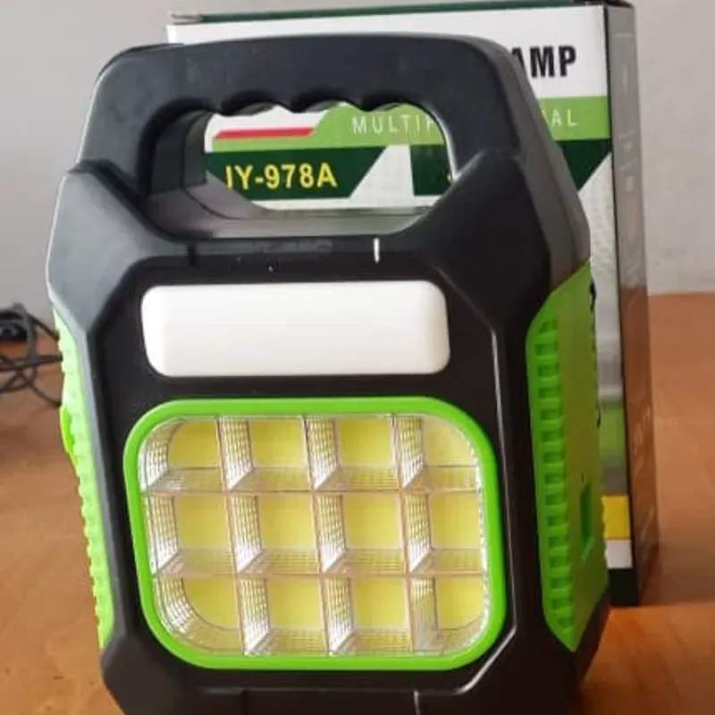 Linterna o lámpara Portátil recargables (bombillas LED de COB)