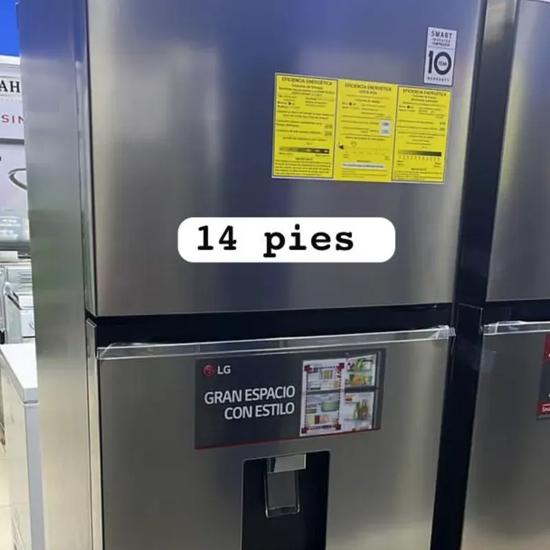 🟡 Refrigerador LG de 14 pies con Dispensador 
