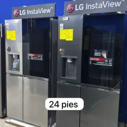🟡Refrigerador LG Toc Toc 24 pies con dispensador