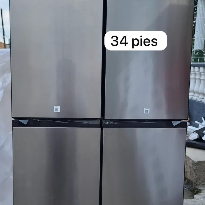 🟡Refrigerador Samsung cuatro puertas 34 pies