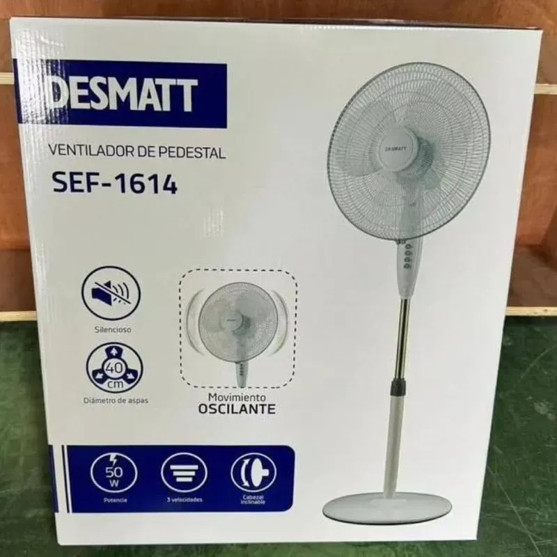 Ventilador de pedestal Marca: DESMATT