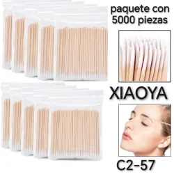 Palitos con algodón