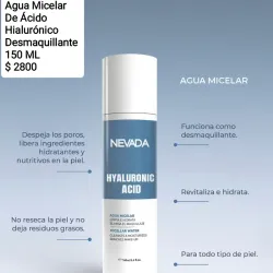 AGUA MICELAR DE ÁCIDO HIALURÓNICO