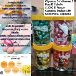 Cápsulas De Vitamina E Para El Cabello