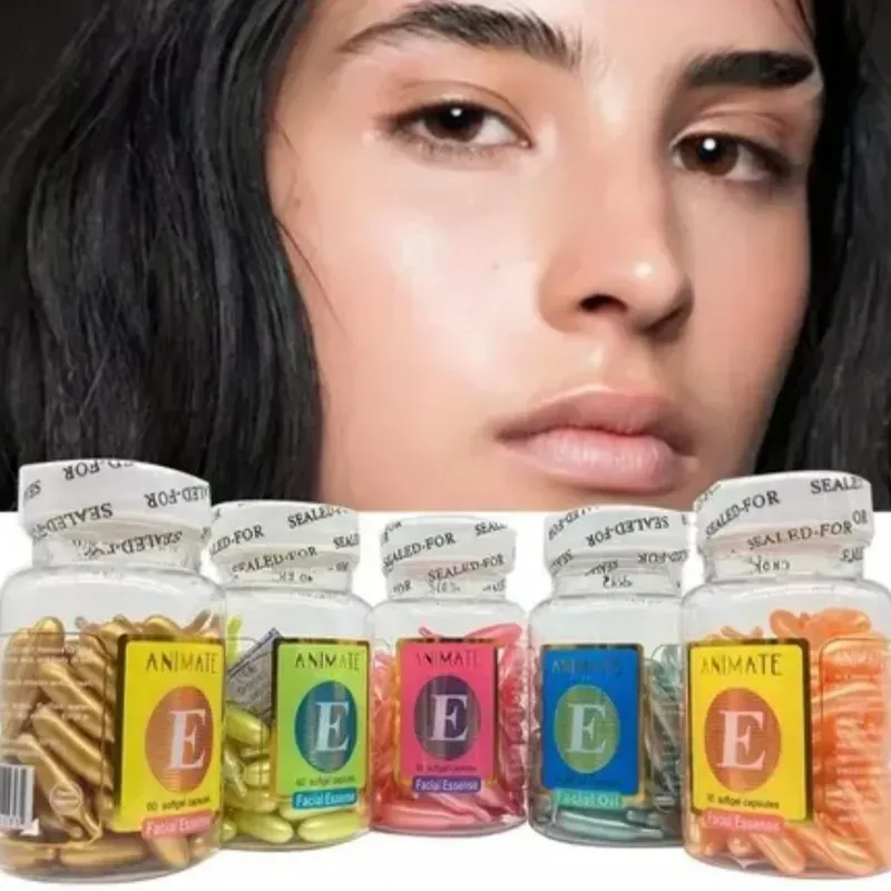 Cápsulas De Vitamina E Para El Cuidado Facial 