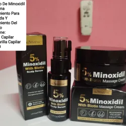 Combo De Productos De Minoxidil Con Biotina
