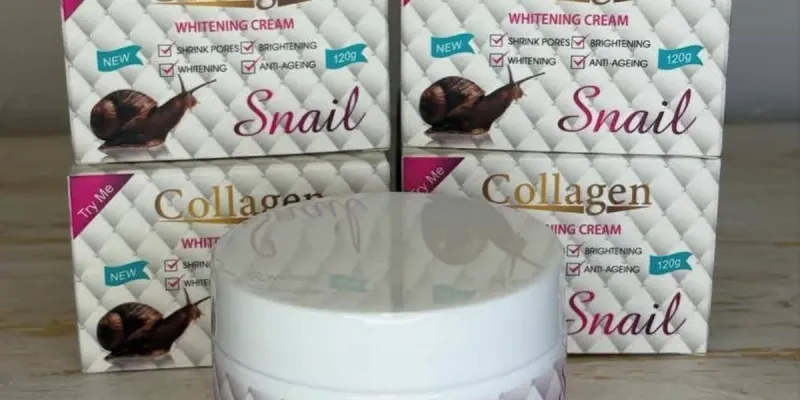 Crema Blanqueadora Facial De Baba De Caracol Con Colágeno Y Ácido Hialurónico 