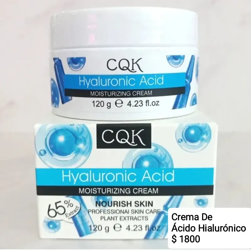 Crema De Ácido Hialurónico Con Extracto De Aloe De Vera 