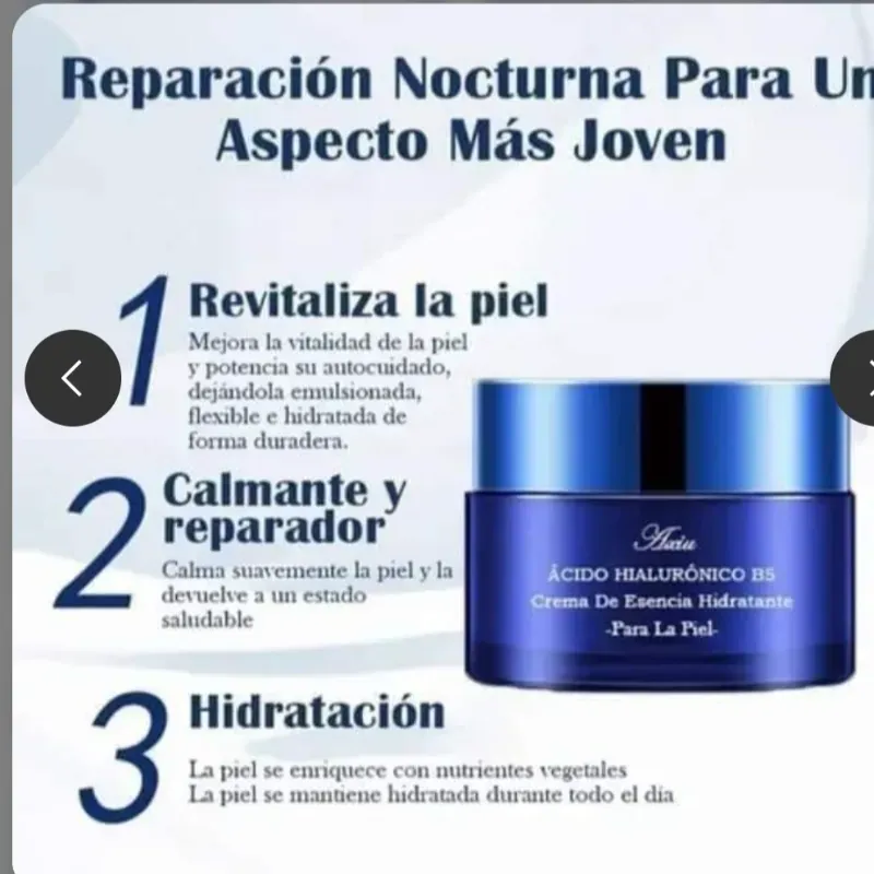 Crema De Ácido Hialurónico con Vitamina B5