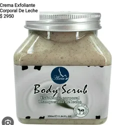 Crema Exfoliante Corporal Blanqueador De Leche