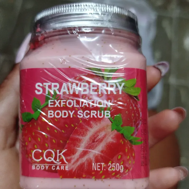 Crema Exfoliante De Fresa 