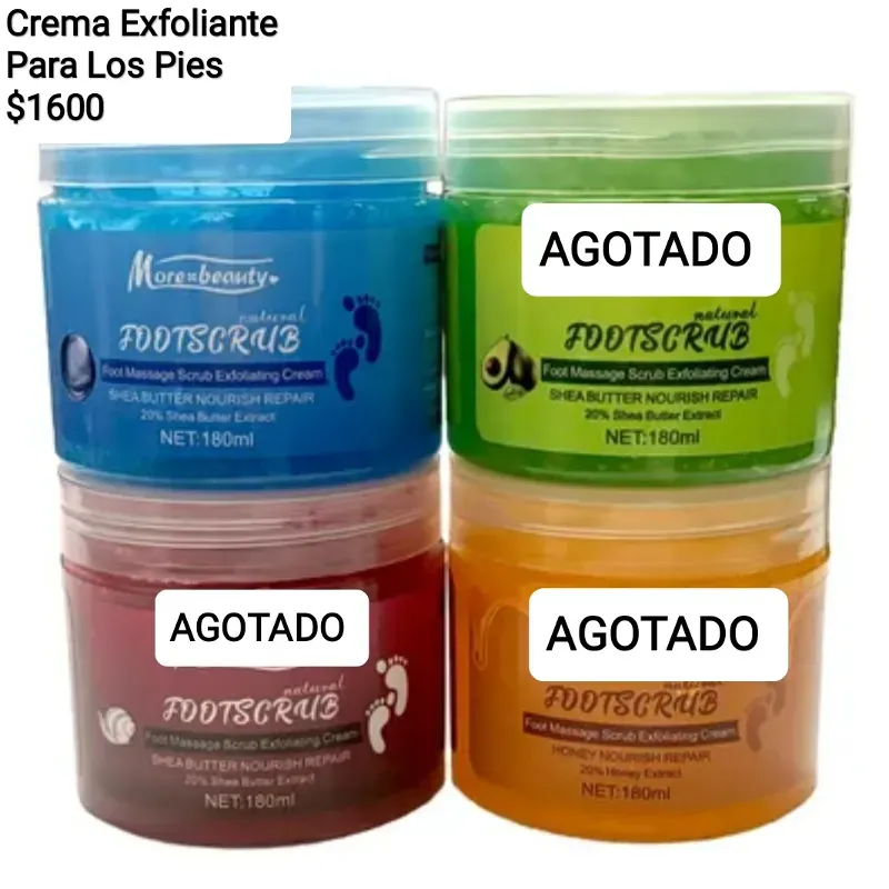 Crema Exfoliante Para Los Pies De  Ácido Hialurónico 